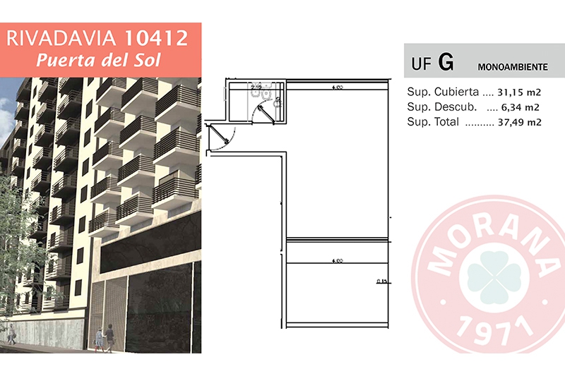 Departamento en Venta Caba / Buenos Aires (D038 1301)